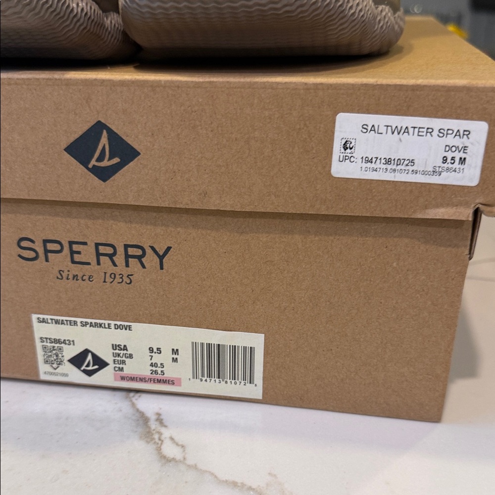 Sperry Women's Saltwater Sparkle Dove Rain Boots - Picture 6 of 6